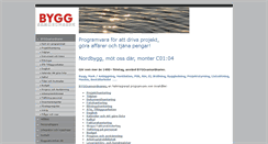 Desktop Screenshot of byggsamverkan.se